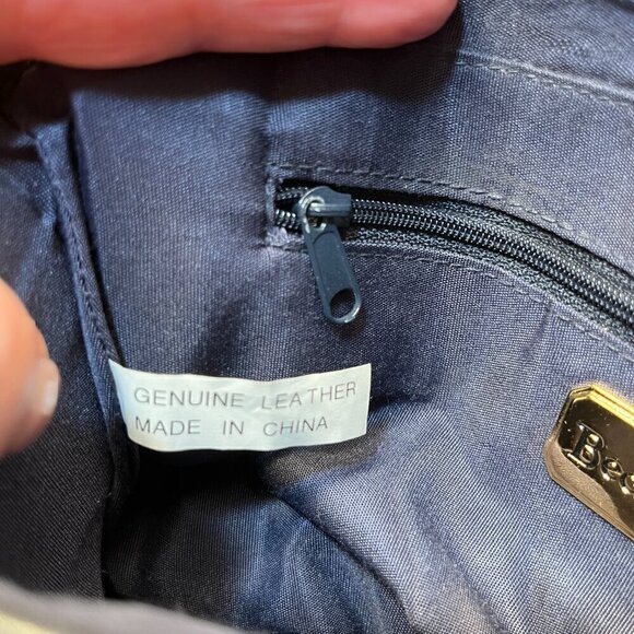 Bechamel  Clutch.& Shoulder &  Crossbody Black  Leather gold tone hardware - Picture 6 of 10